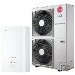 Комплект LG THERMA V Split: внутрішній блок і двовентиляторний зовнішній блок